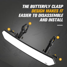 Load image into Gallery viewer, 1.65"-2" UTV Rear View Center Mirror Compatible with Polaris RZR PRO XP Honda Talon Pioneer